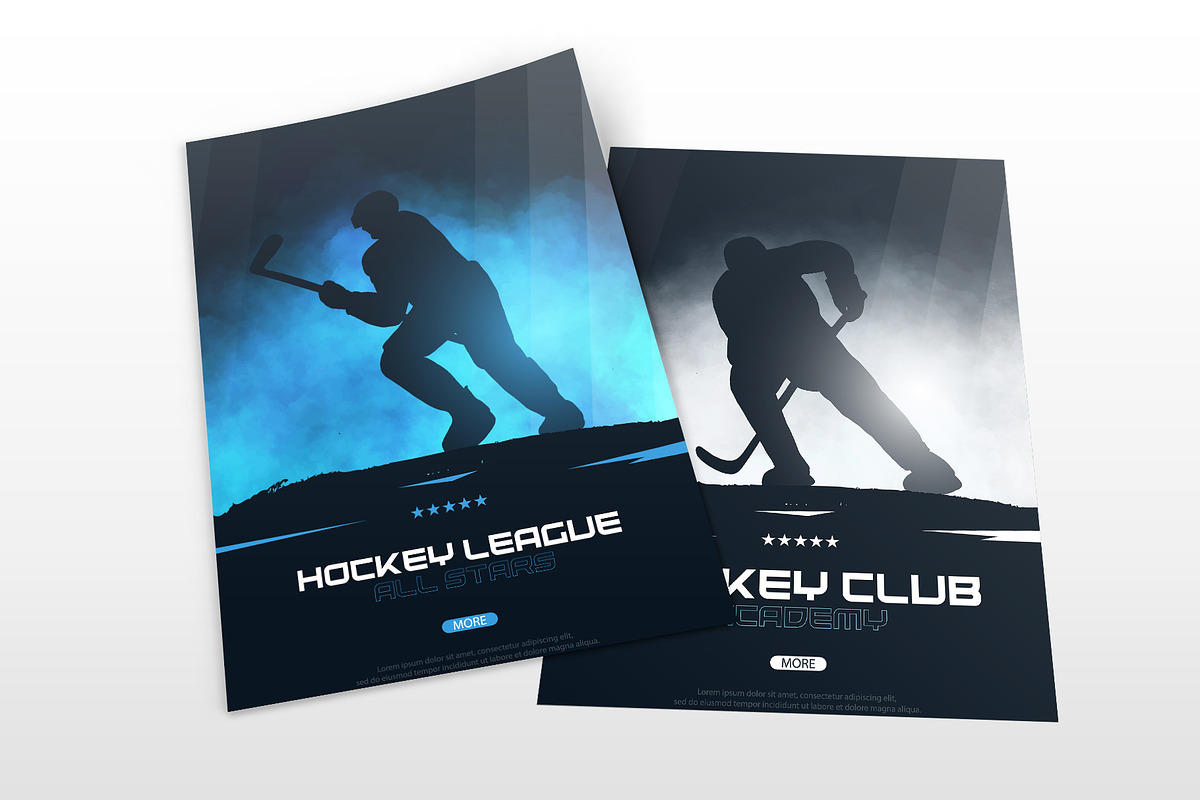 Hockey Posters, a Flyer Template by Leo Edition (Photo 3 of 4)