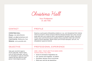 Creative Resume CV Template