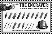 The Engraver - Vintage Brushes, a Brush Add-On by The Artifex Forge (Thumbnail 1 of 2)