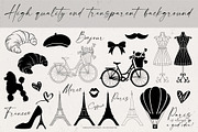 Paris Element SVG Bundle, an Object Illustration by IllustratorAnnie (Thumbnail 5 of 5)