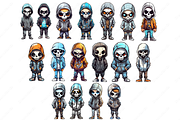 skeleton costume,halloween art, an Object Graphic by DreamerStarCo (Thumbnail 2 of 7)