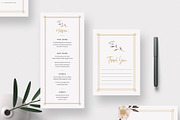 Minimalist Wedding Invitation Set, an Invitation Template by Theme Weavers (Thumbnail 3 of 5)