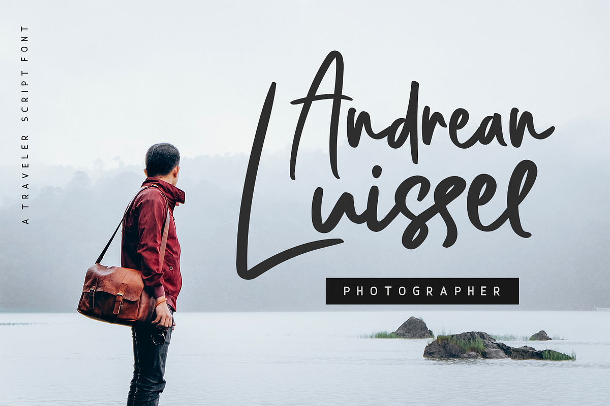 Bellevue // A Traveler Script Font preview 2