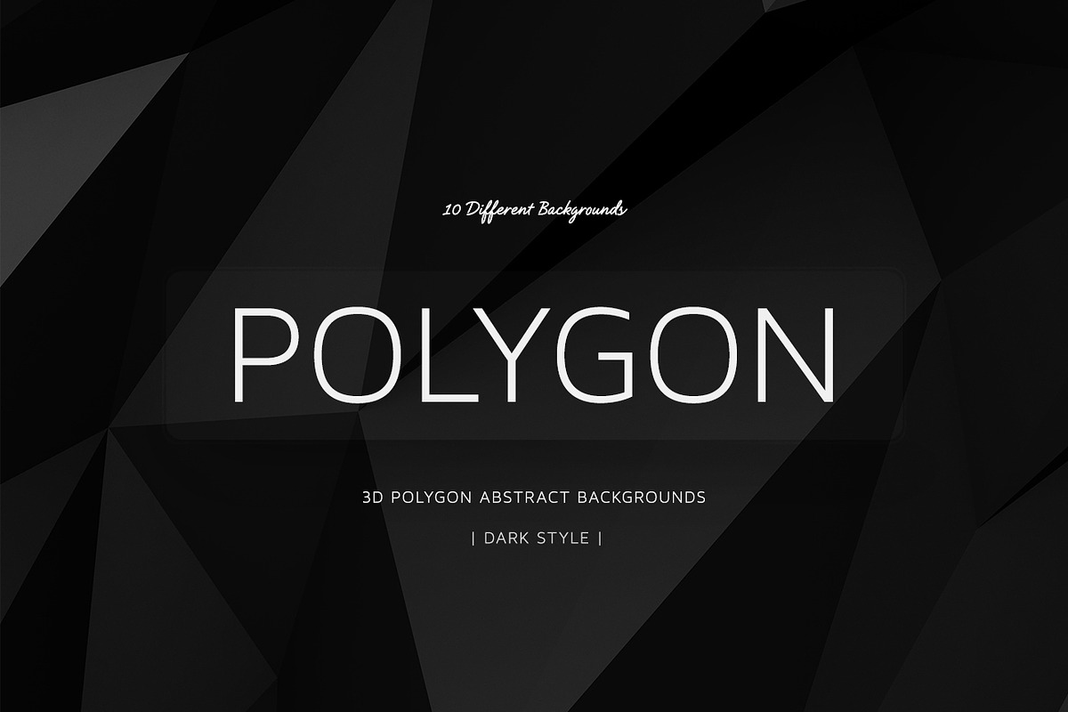 Polygon Dark Backgrounds | v5 preview 6