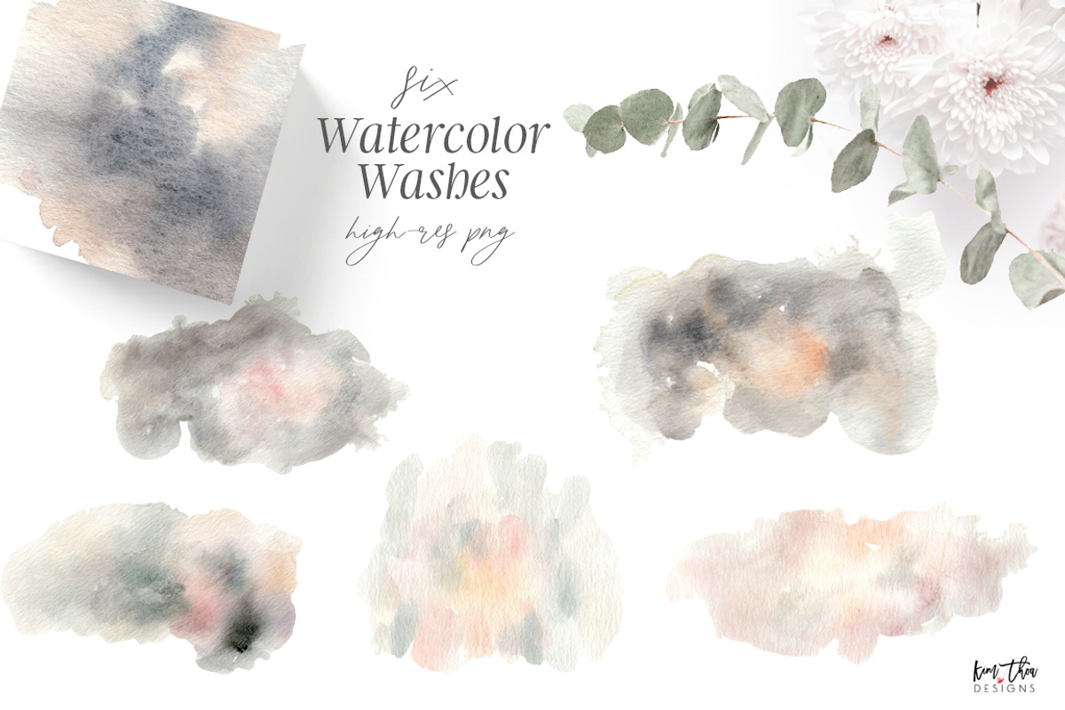 Feminine Abstract Floral Set, an Illustration by Kim Thoa Designs (Photo 8 of 10)