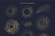 Celestial patterns, a Pattern Graphic by Elona Laff (Thumbnail 4 of 6)