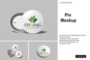 Pin Mockup, a Product Mockup by lamorastudio (Thumbnail 1 of 11)
