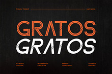 Gratos || Modern Sans Serif Font