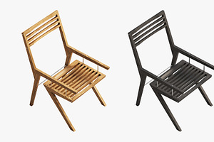 Bivalvia Wooden Chair By Jan Bari