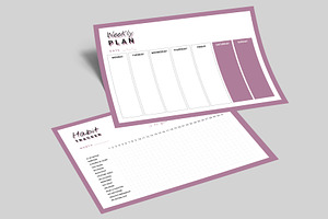 Editable/Printable Planners 2018