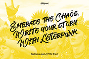 Letterpunk - Grunge Brush Font, a Handwritten Font by Inviline.co (Thumbnail 10 of 10)