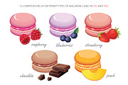 Macaron cakes collection, an Illustration by natamastery (Thumbnail 2 of 7)
