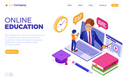 Online distance education from home, an Education Illustration by TAlex (Thumbnail 6 of 6)