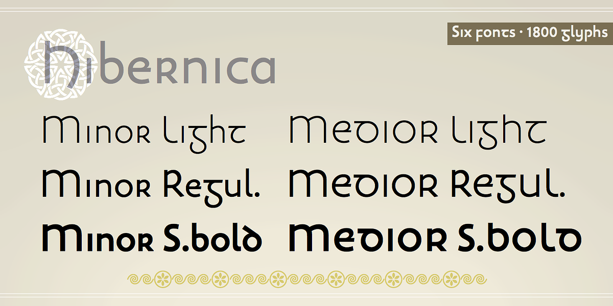 Hibernica, a Sans Serif Font by Andreas Stötzner (Photo 6 of 8)