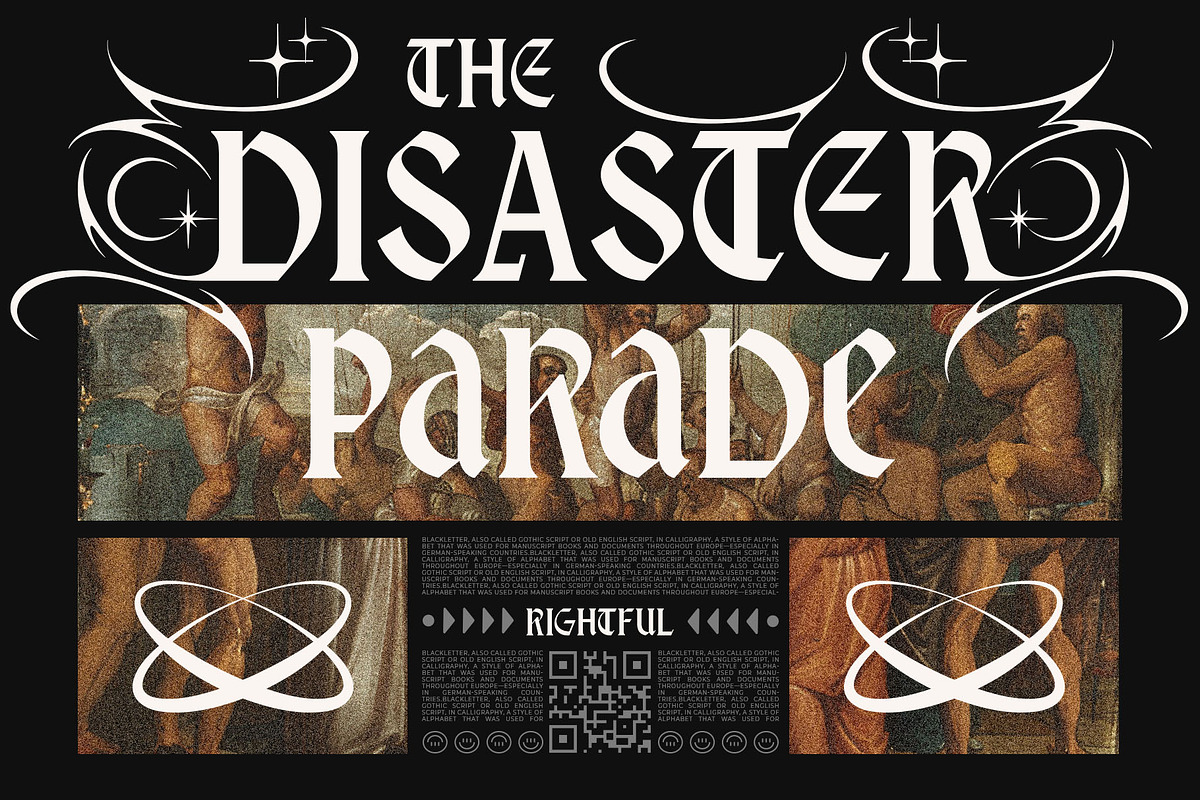 Doverise Typeface, a Blackletter Font by alit design (Photo 15 of 20)
