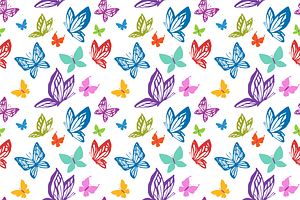 Butterfly Patterns Set