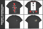 Tshirt Oversized - Mockup, a Shirt Mockup by DaldSgh (Thumbnail 3 of 11)