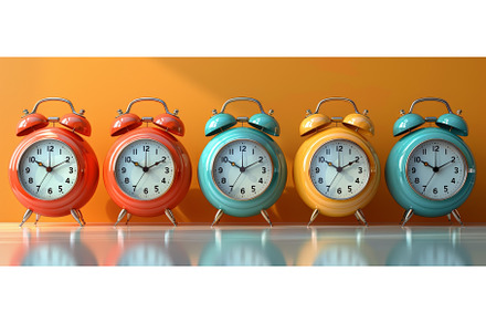 Animated 3D Cartoon Alarm Clock set, an Arts & Entertainment Photo by ZinetroN