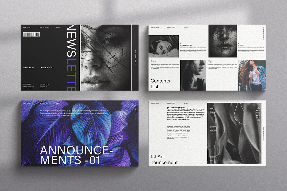 Newsletter Presentation Template, a Presentation Template by TemplatesForest (Photo 2 of 6)