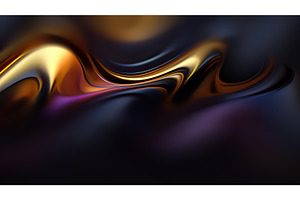 Swirling Colors Create a Vibrant, an Illustration by BazziBa♥