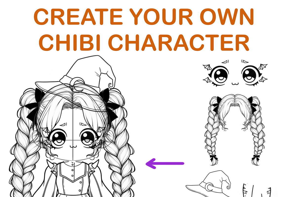 Procreate Halloween Chibi Creator, a Brush Add-On by OneBerryCreations (Photo 2 of 9)
