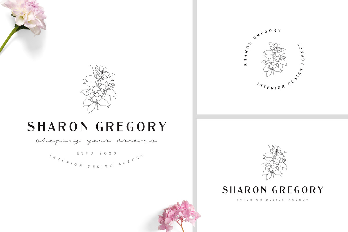 Trending Feminine Logo Bundle V02, a Branding & Logo Template by XpertgraphicD (Photo 10 of 22)