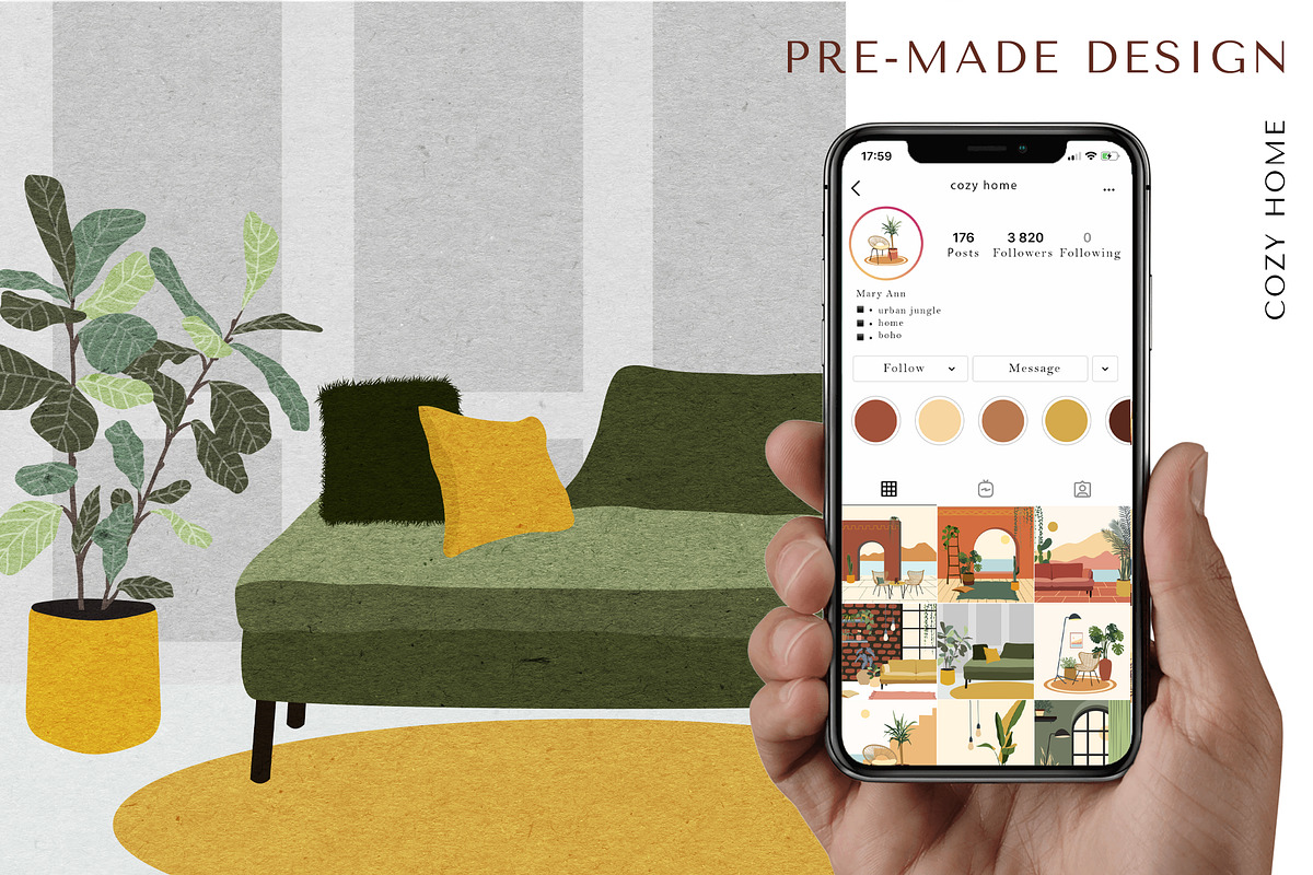 Cozy Home Creator, an Object Graphic by Polli Deeva