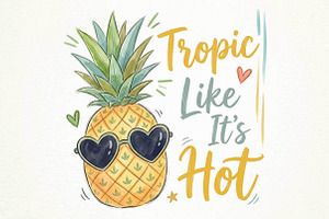 Cute Summer Sublimation PNG, a Seasonal Illustration by DreamPrint404