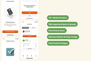 Food App UI Kit – 40+ Figma Screens, an App Template by Trilo designs (Thumbnail 2 of 5)