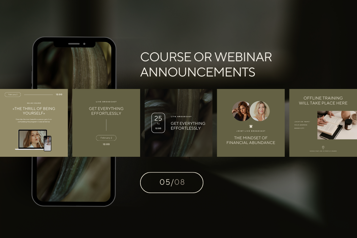 Bundle 4 in 1 Insta&Facebook tmplts, a Social Media Template by Make It Yours Lab. (Photo 21 of 34)