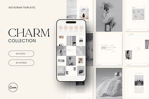 Charm Instagram Templates (Canva)
