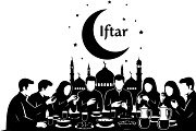 50 Ramadan Iftar Silhouette Bundle, an Illustration by Gfx_Store (Thumbnail 27 of 49)