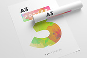A3 Poster Mock-Up, a Print Template by AlkStudio (Thumbnail 3 of 15)