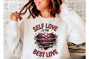 Self Love is the Best Love Png,Valen, an Illustration by Designking (Thumbnail 6 of 6)