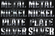 32 Extreme Metal Layer Styles 3, a Layer Style Add-On by DesignFathoms (Thumbnail 1 of 2)