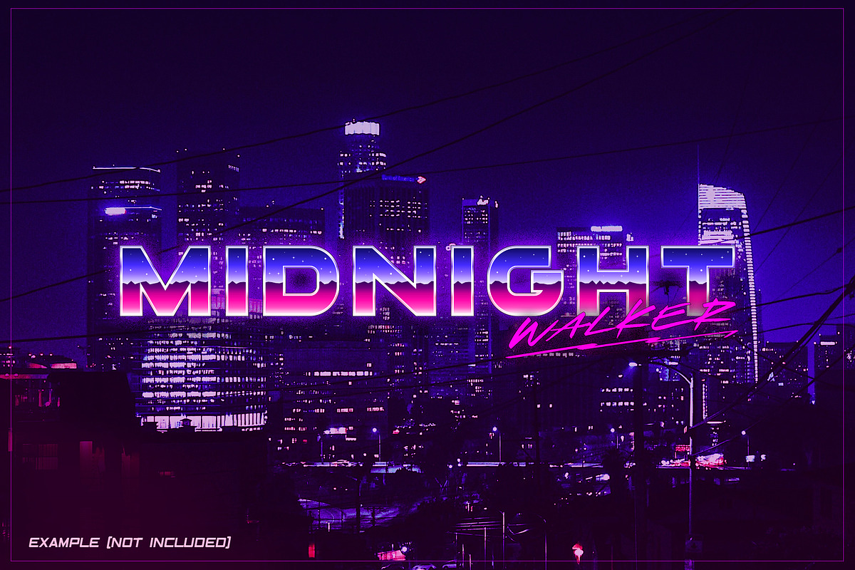 Overdrive Avenue – 2 in 1 Retro Wave, a Symbol Font by Ckybe's Corner (Photo 8 of 14)