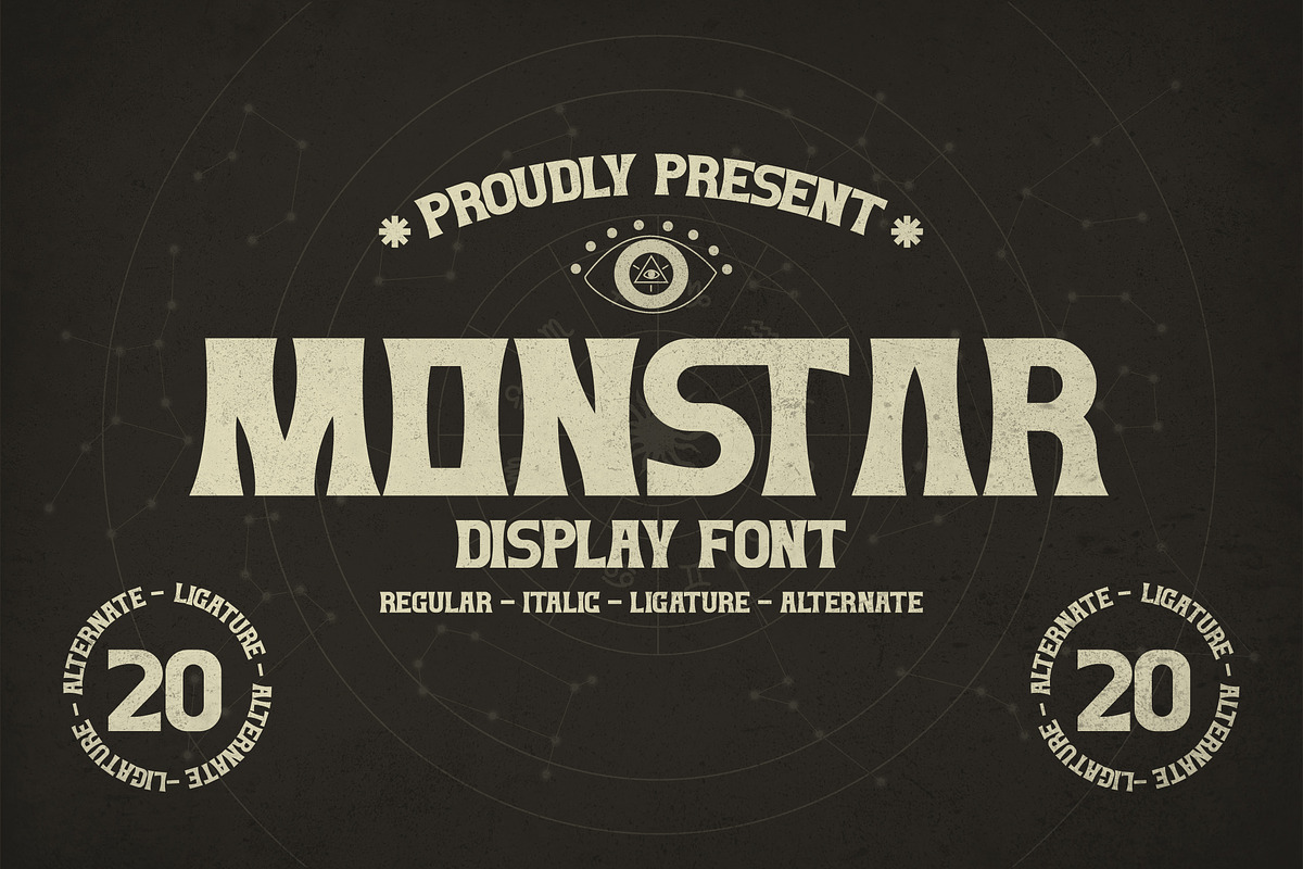 Monstar Display Font, a Sans Serif Font by Storytype Studio (Photo 1 of 15)