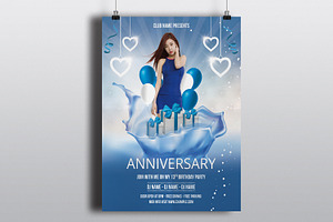 Birthday Party Flyer V771, a Flyer Template by Template Shop