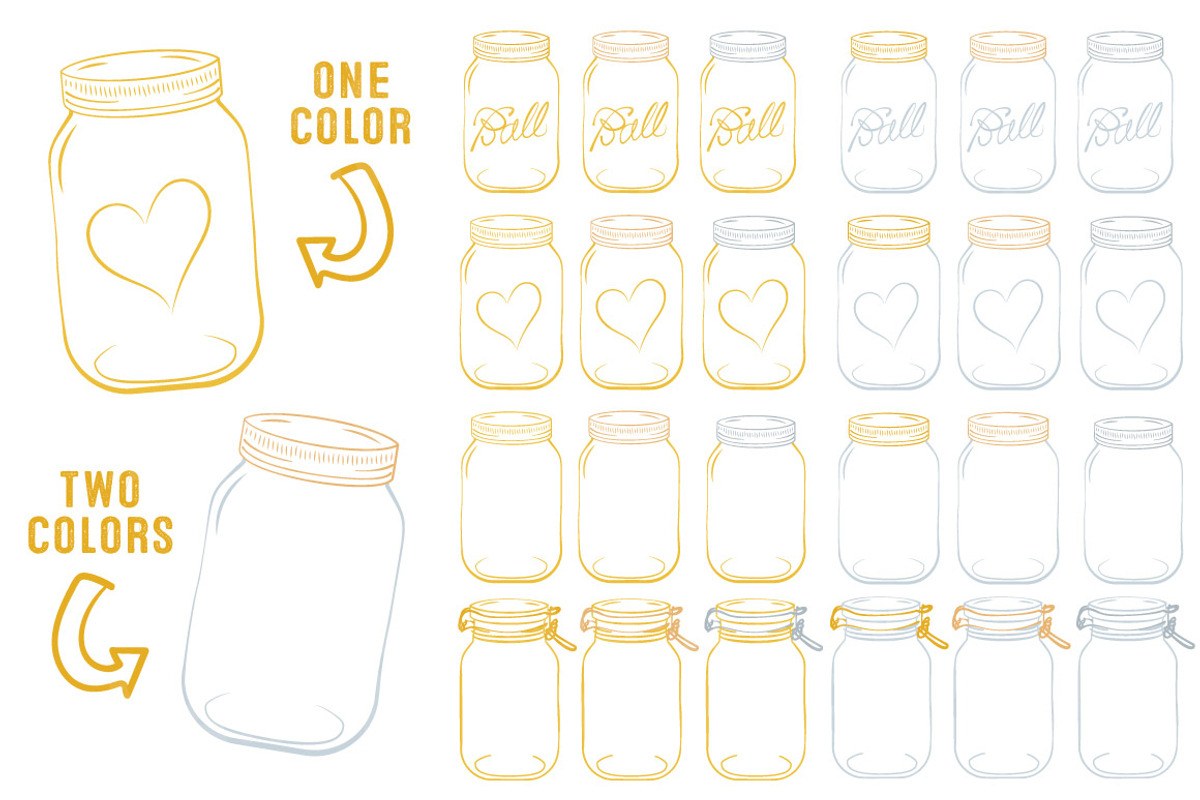 Sunshine Jar Vectors & Clipart, an Illustration by Amanda Ilkov (Photo 3 of 4)