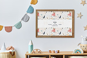 Landscape Frame in Baby Room Mock-up, a Print Template by Branda Keeps (Thumbnail 20 of 30)