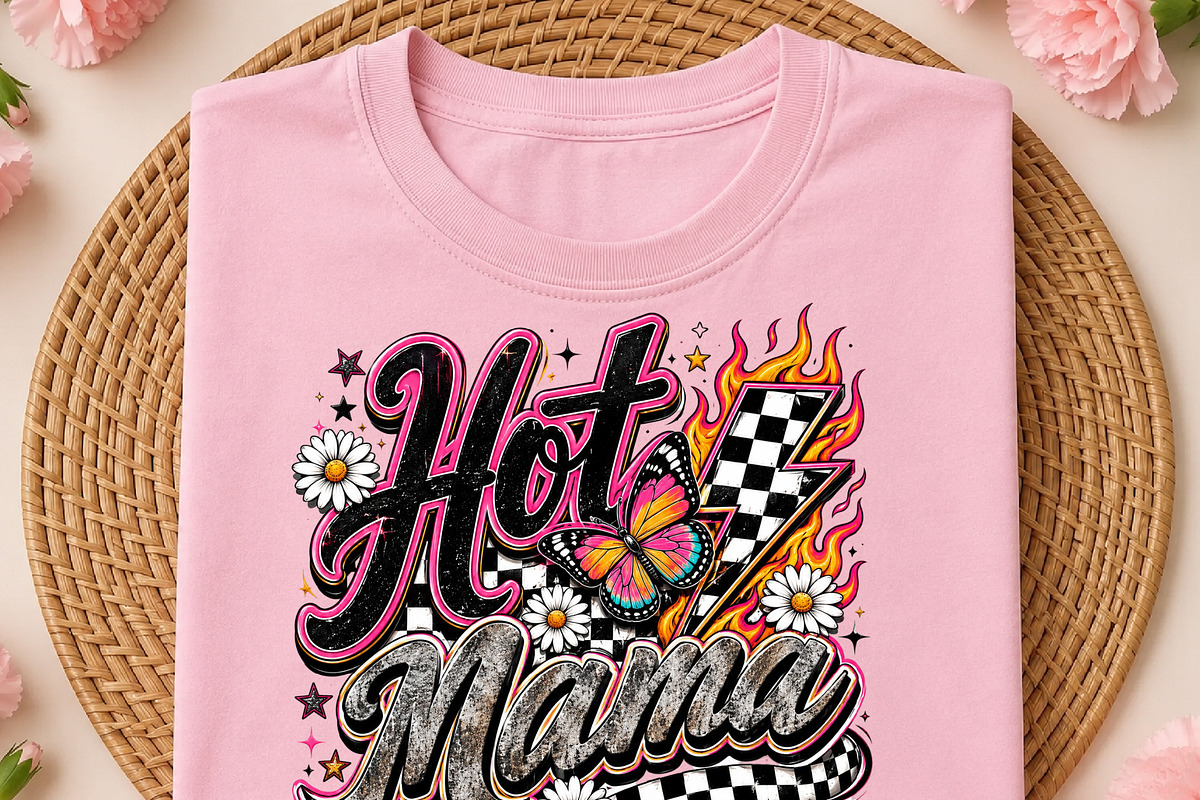 Hot Mama Butterfly PNG, an Object Illustration by DreamCafeArt (Photo 2 of 6)