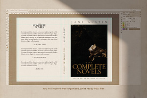 Book Cover Design Template - BUNDLE