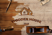 Wooden house, a Branding & Logo Template by Fantik (Thumbnail 3 of 3)