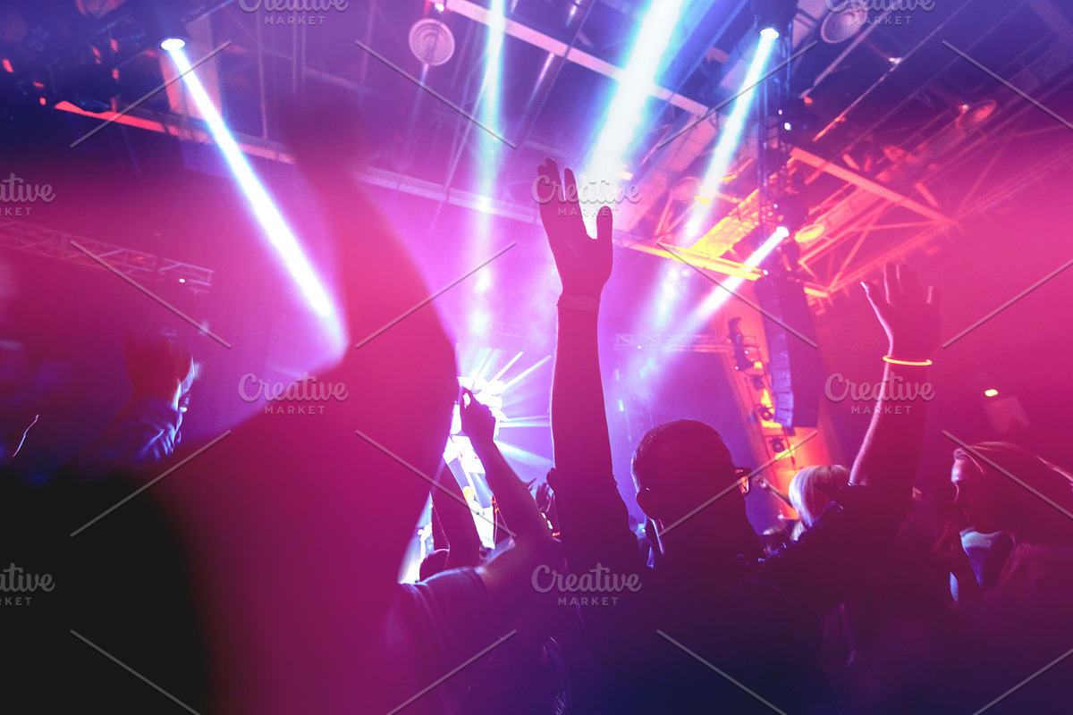Man dancing at nightclub DJ set, an Arts & Entertainment Photo by jason.zakharychev (Photo 2 of 2)