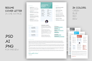 Resume template and cover letter, a Resume Template by Knofe (Thumbnail 1 of 5)