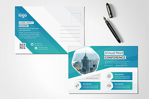 Post Card Design Template