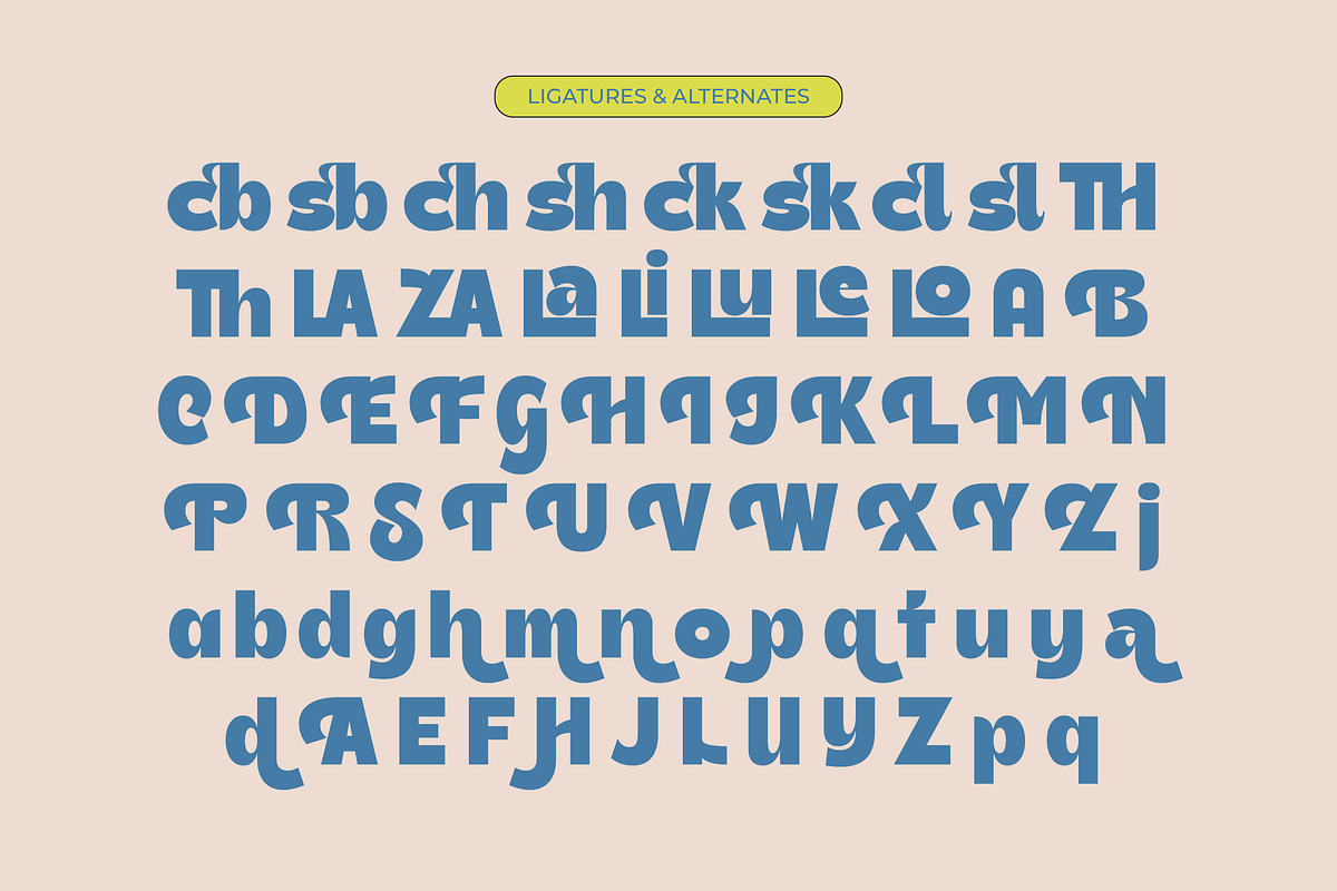 Theleo Blues Bold Retro Sans, a Serif Font by timelesstype.co (Photo 18 of 20)