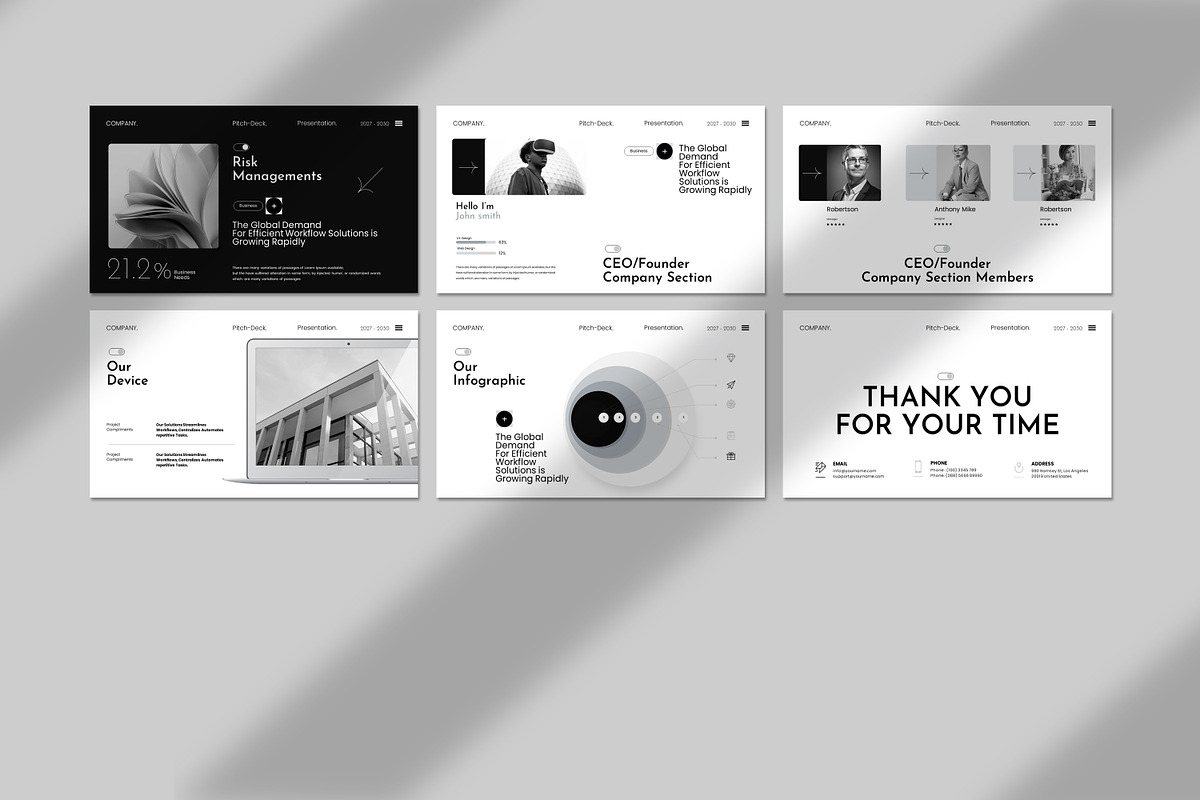 Annual Report Presentation Template, a Presentation Template by Creative-Work (Photo 7 of 9)