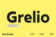 Grelio - Humanist Sans Serif, a Sans Serif Font by Get Studio (Thumbnail 1 of 17)