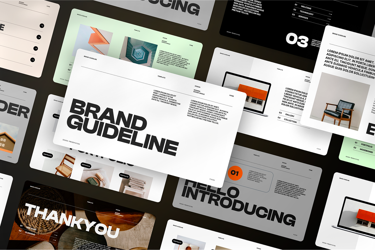 Brand Guideline Google Slide, a Presentation Template by SquidPixey (Photo 6 of 7)